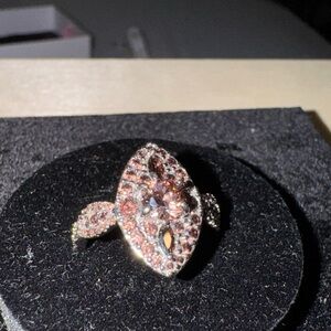 Bomb Party Rhodium Plated Sterling Silver Ring